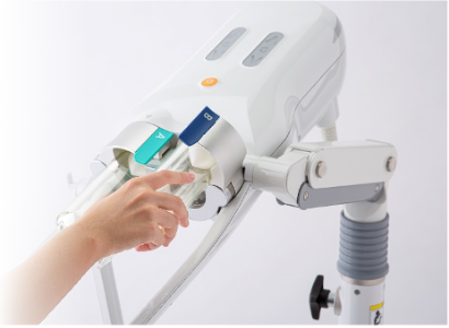 直感的かつスピーディなセットアップにより検査ごとの準備の煩わしさから解放